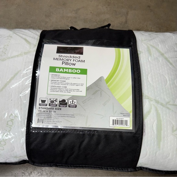 Amy Miller Home Shredded Memory Foam Pillow Standard Size - Picture 2 of 4